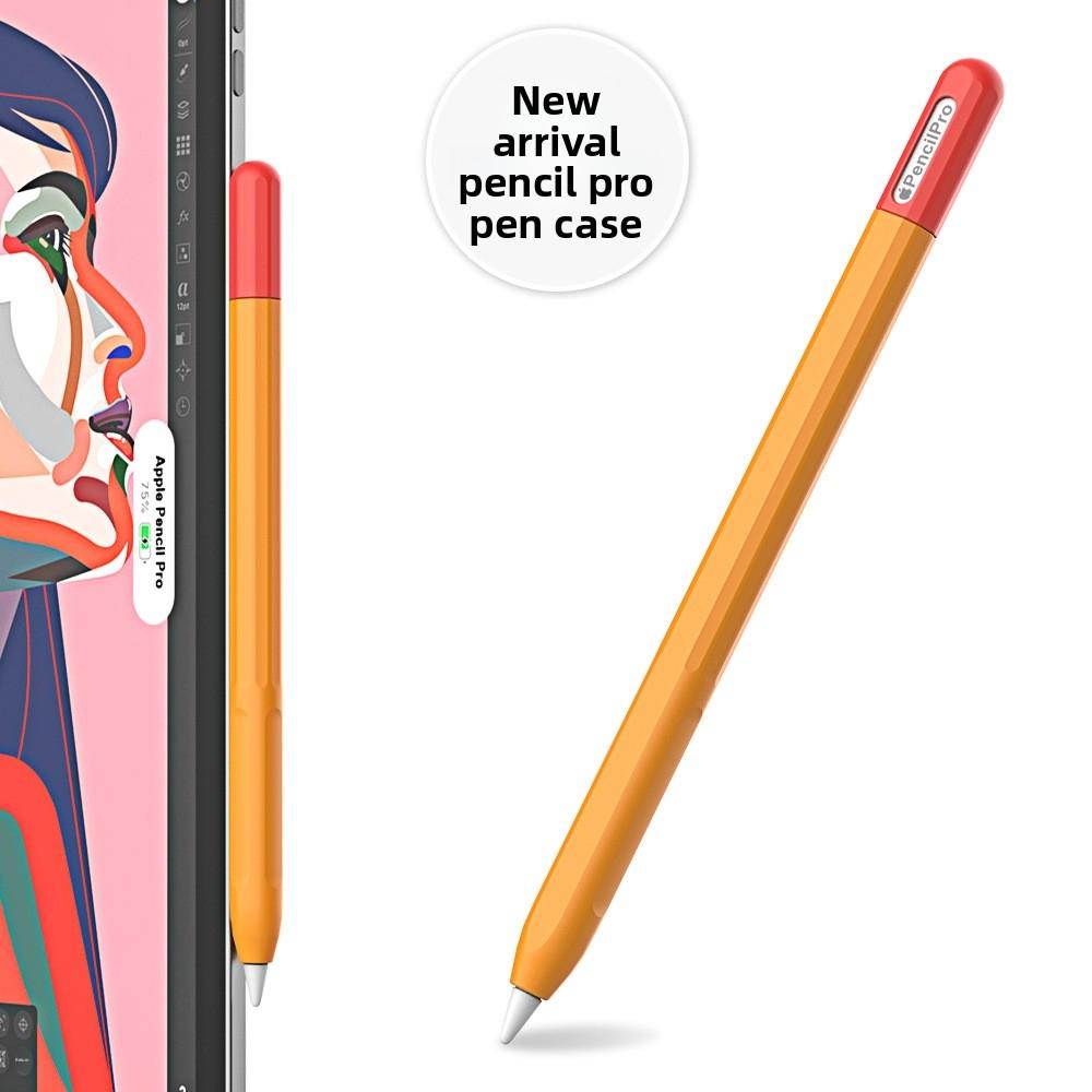 Silicone Colorful Touch Pen Case for Apple Pencil Gen 1 & 2, Anti-Slip Design, Durable and Stylish, Writing Support, Comfortable Top
