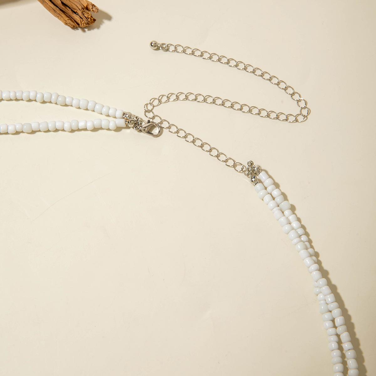 Boho Vacation Style Beaded Turquoise Jewelry Set, Metal Heart Jewelry, Elegant Accessories for Women, Perfect Gift Idea