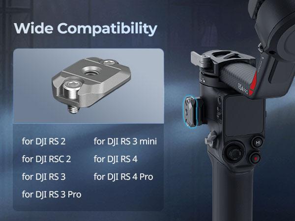 SMALLRIG HawkLock H21 Quick Release Mini NATO Rail for DJI RS 2 / RS2 / RS3 / RS3 Pro / RS3 Mini / RS3 / RS4 Pro Stabilizers - 4640 SMALLRIG HawkLock H21 Quick Release Mini NATO Rail for DJI RS 2 / RS2 / RS3 / RS3 Pro / RS3 Mini / RS3 / RS4 Pro Stabilizers - 4640