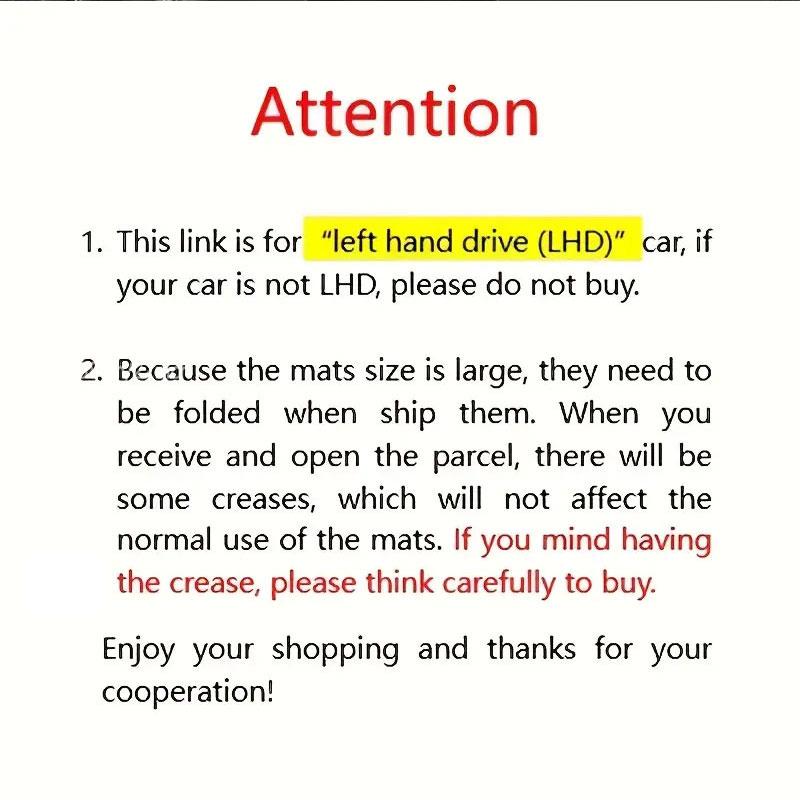 For 2010 Lincoln MKS Custom-Fit Full Coverage Car Floor Mats Easy-Clean Carpet-Style Floor Mats