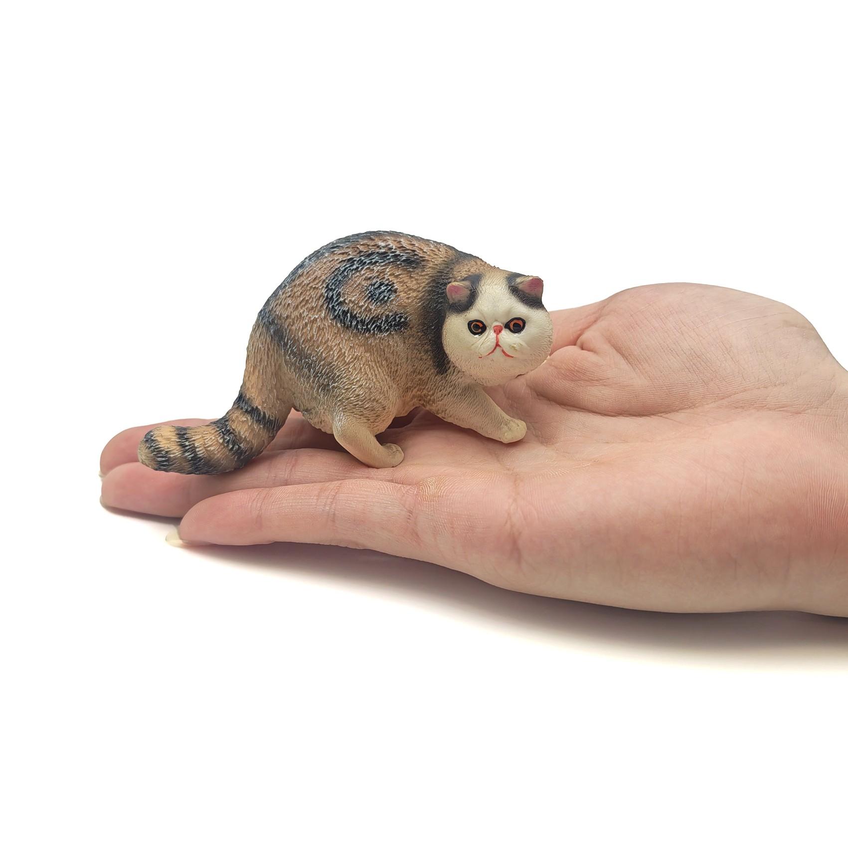 High Precision Cat Sculpture, Realistic PVC Home Decor, Office and Living Room Decoration, Garden Ornament, Desktop Display, Bonsai Decoration