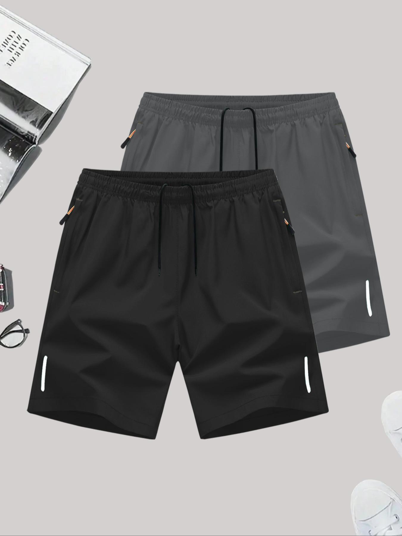 Men's Casual Sports Shorts, Quick-Drying Running Fitness Training Breathable Fashion Printed Knee Length Pants
