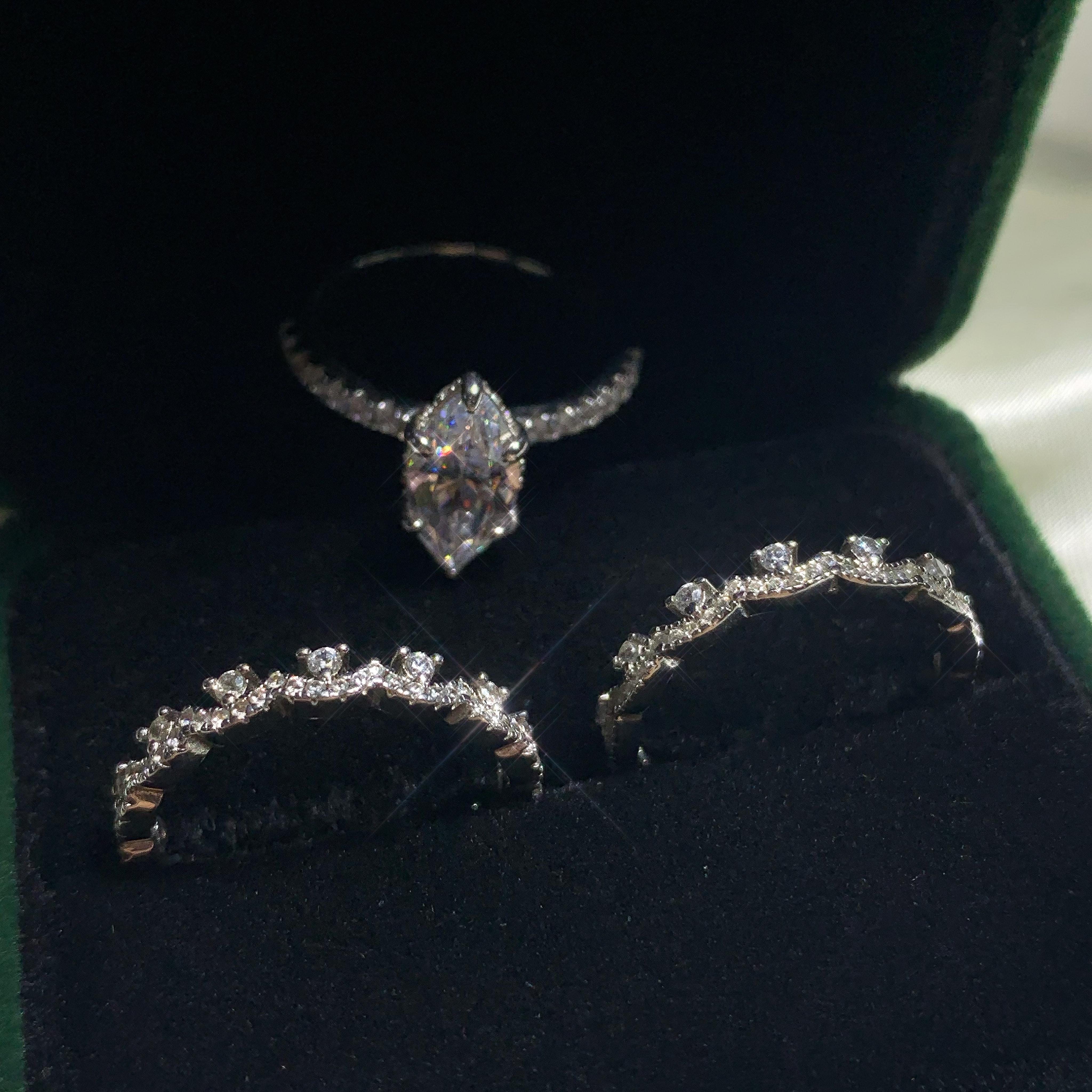 S925 Sterling Silver Marquise Cut Horse Eye Ring 6*12mm 8A Cubic Zirconia Ring fashion jewelry accessory woman girl promise ring-108(20%)