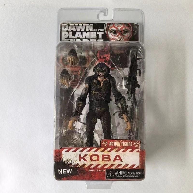 Neca 1/12 Rise of the Planet of the Apes 4 King Kong Caesar 7 Inch Jointed Action Figure, Collectible Model, Poseable PVC Collectibles, Party Gift, Halloween Present