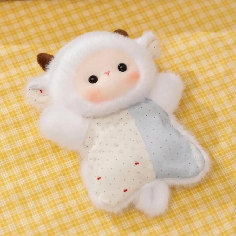 Cartoon Bean Bag Fluffy Texture Soft Decompression Stuffed Animals Supine Position Comfortable To Touch