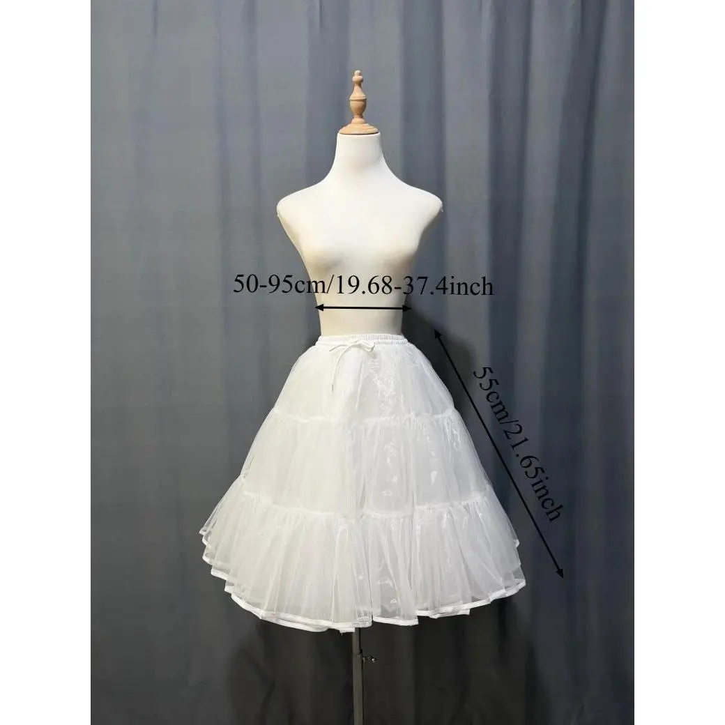 Lolita Super Stuffed Petticoat Boneless Violent Skirt Support Soft Yarn Short Duck Butt Korea Japan New