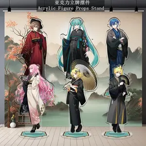 Seamless Interlayer CNC Hatsune Miku Kagamine Rin Len Kaito Vocaloid Future Project Diva Quality Acrylic Stand Figure Anime