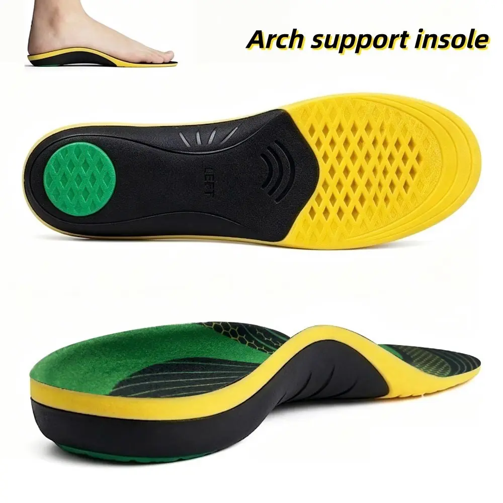Orthotic Insoles, Massage Acupoints, Extra Large, over 240 Lbs, Wide Fit, Shock Absorption, Arch Support, Pressure Relief, Custom Fit, Shock Absorbing Insole