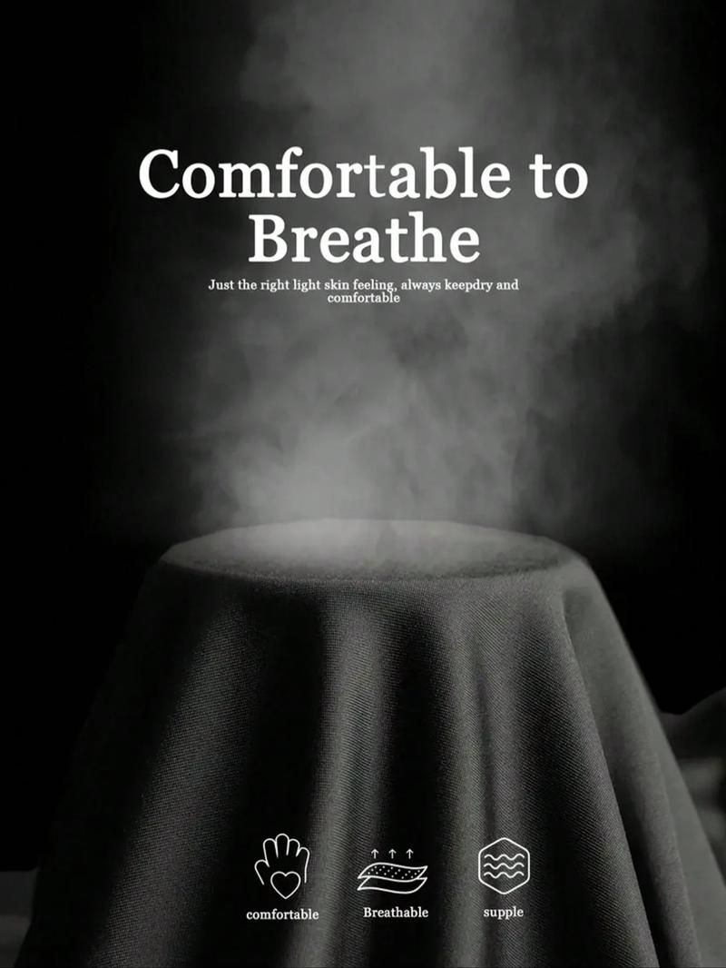 Men's Casual Breathable Fitted Long Sleeve Sports T-Shirt, Compression Top with Turtle Neck Design, Fitness Long Sleeve Shirt, Gym Athletic Clothes