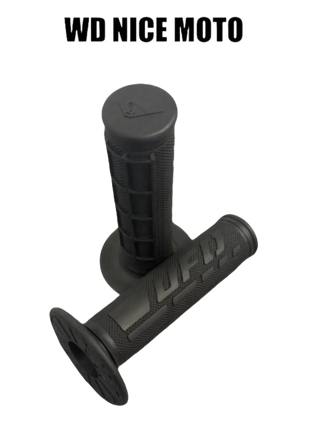 WD NICE MOTO 22mm 24mm Motorcycle Handle Bar Grips, Rubber Gel Hand Handlebar Grips for Dirt Bike Motocross, Universal Atv Compatible