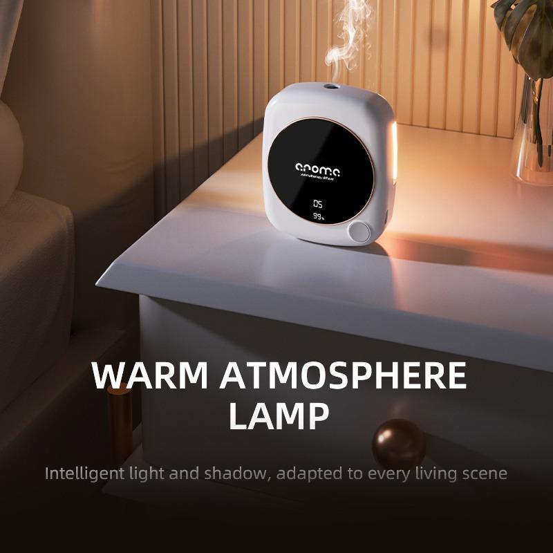 7-Level Adjustable Smart Diffuser - Suitable for Essential Oils/Perfumes, USB Rechargeable Battery Humidifier, Room Freshener, Long-Lasting Home Fragrance, Smart Timer with Adjustable Settings, Ideal Gift for Office, Bedroom, Bathroom Air Freshener