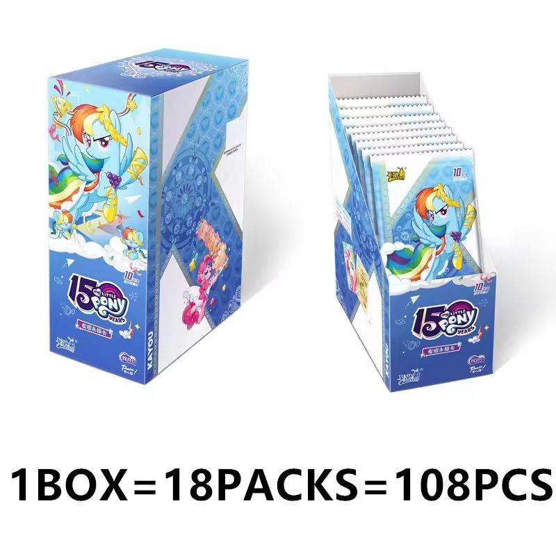KAYOU Original Anime My Little Pony Card Friendship Eternal Card Hui Moon Bag Trading Card Pack Peripheral Game Collection Card Kids Toys Gift