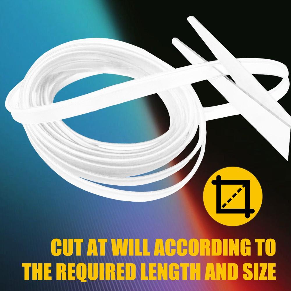 LED Neon Light Trim Glow Optic Fiber Strip Car Interior Ambient Lighting-Kit-APP