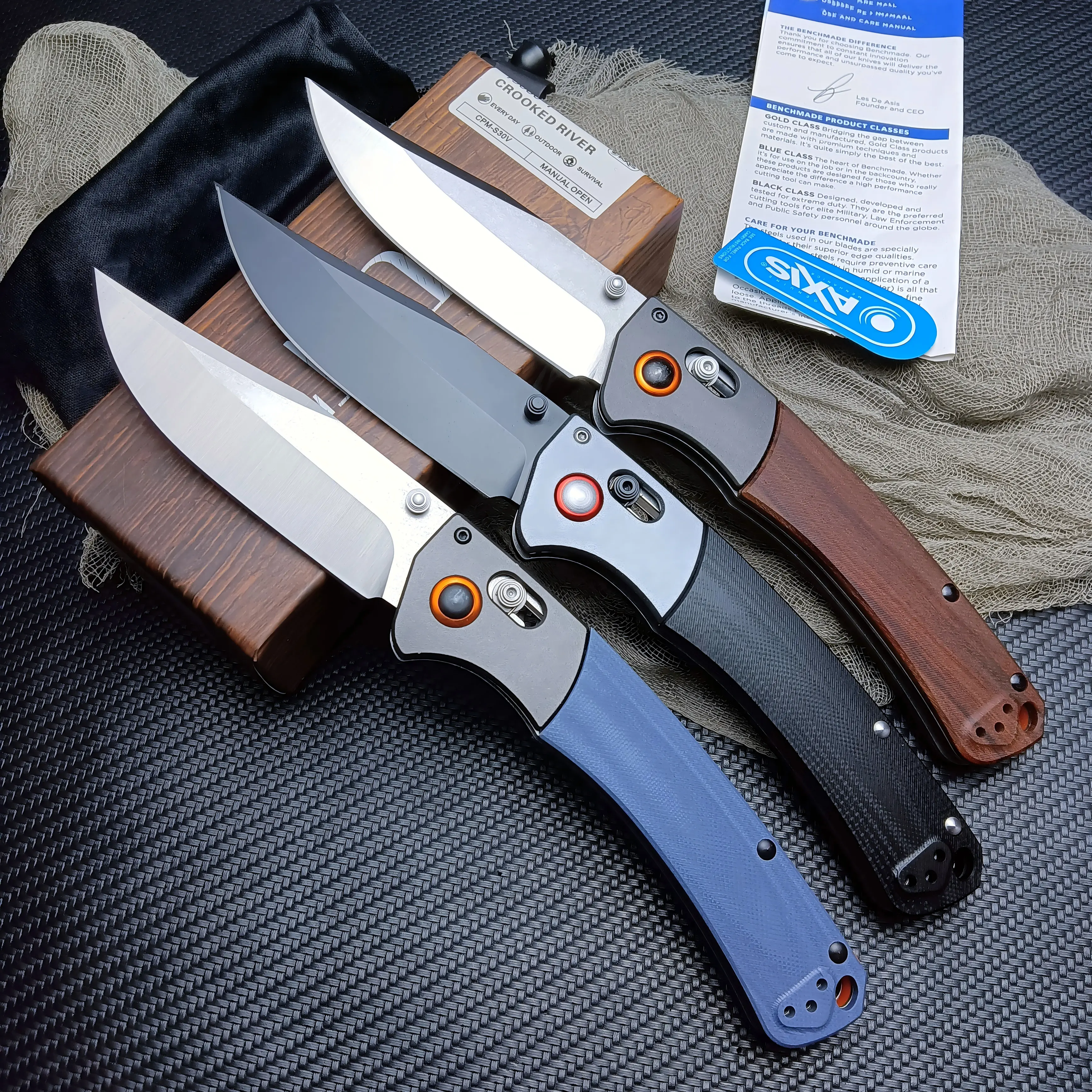 BM15080 Compact Folding Pocket Knife with Utility Blade, Portable Outdoor Gear, Hiking Tool for Camping, Ideal Gift for Men