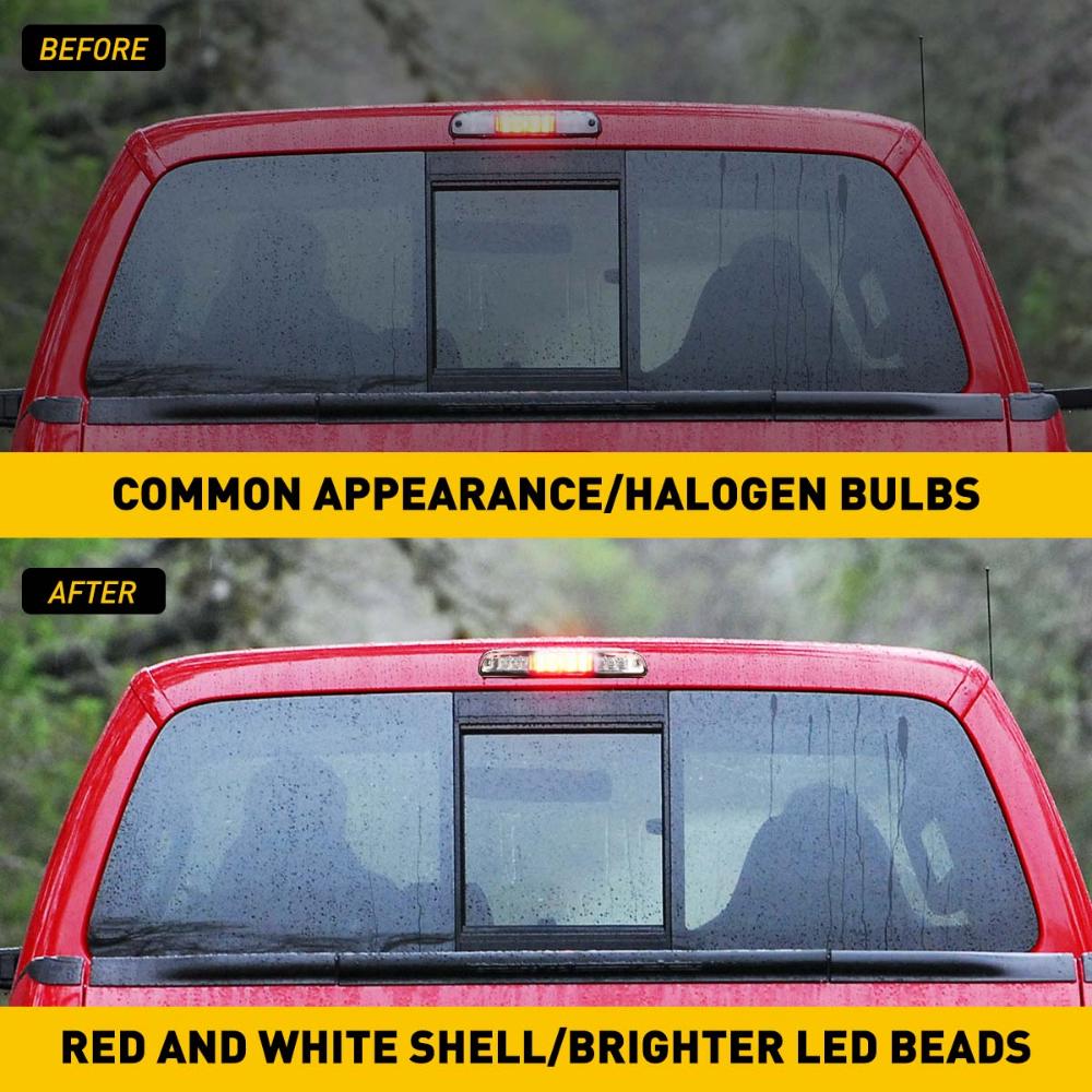 LED 3rd Brake Light For 99-16 Ford F250 F350 F-450 F-550 Super Duty 93-11 Ford Ranger, 01-05 Ford Explorer Sport Trac High Mount Stop Light Cargo Lamp (Chrome Housing Red Lens) LED 3rd Brake Light For 99-16 Ford F250 F350 F-450 F-550 Super Duty 93-11 Ford Ranger, 01-05 Ford Explorer Sport Trac High Mount Stop Light Cargo Lamp (Chrome Housing Red Lens)