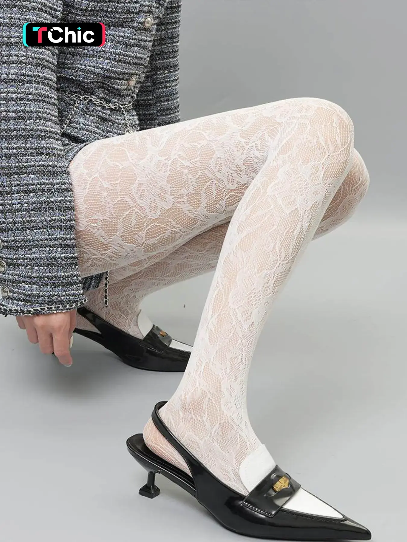 Women's Floral Fishnet Stockings, Transparent Net Socks, Fashionable Design, Thin Underwear Tights Pantyhose, Comfortable Daily Wear, Perfect for Wedding Season