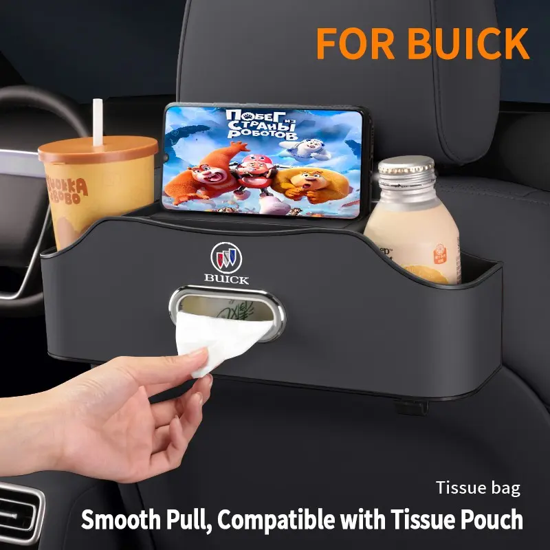 Suitable for Buick LaCrosse, Envision, Envision Plus, Envision S, Encore, Encore GX, Angya, Enclave, Electra E5, Electra L7, GL8, Century. Multi-functional car seat storage, car backseat storage bag, car interior accessories.