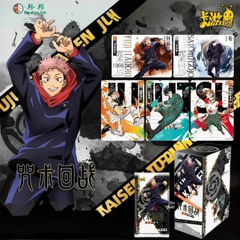 2026 Popular Toy Cards KAYOU Genuine Jujutsu Kaisen Card College Articles Warlock Collection Card Itadori Yuji Gojo Satoru BP Card Peripheral Toy Gift 2026 Hot selling toys