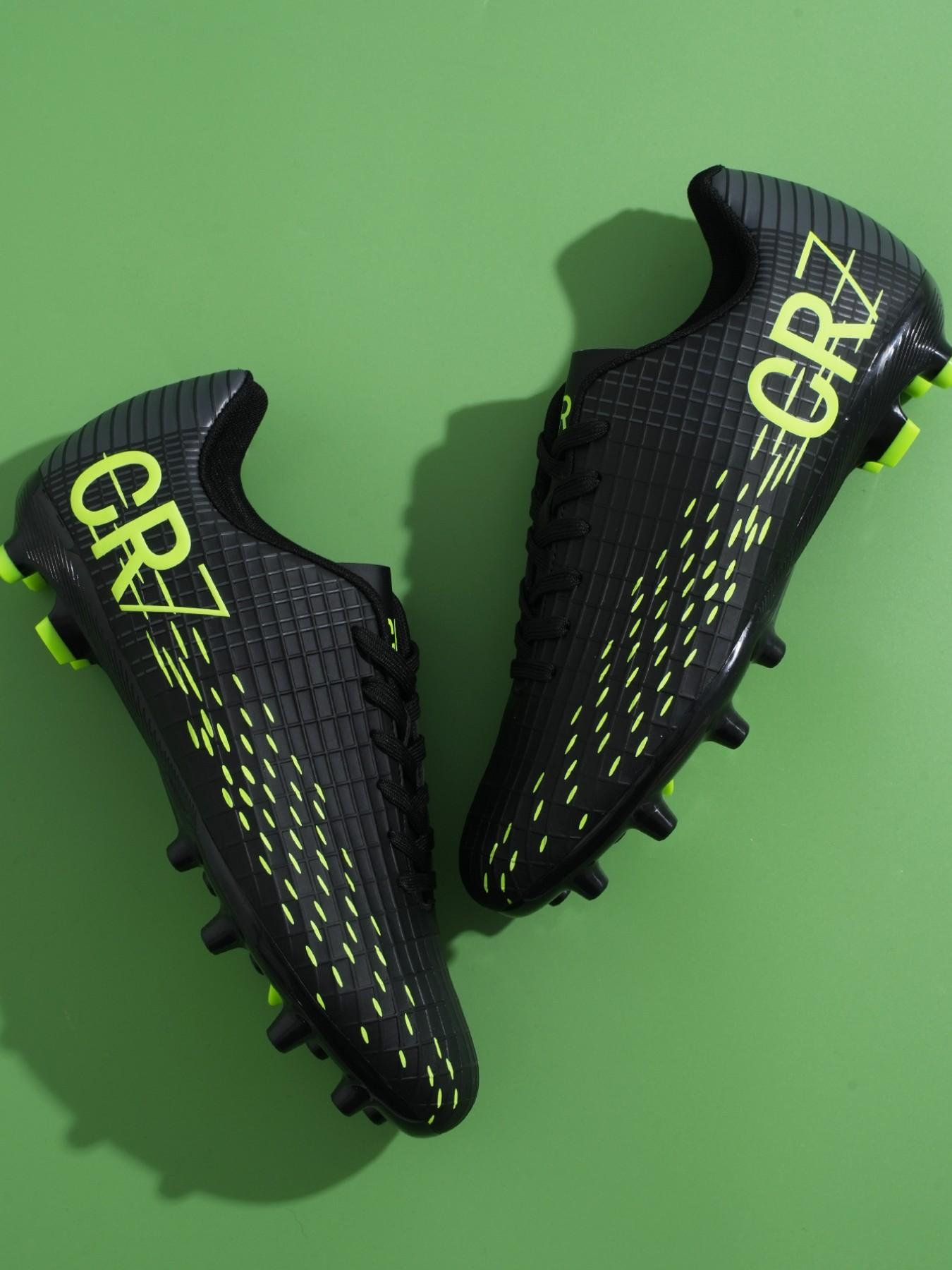 New Men Women Football Shoes World Cup Ag Long Nails Anti-Slip Training Outdoor Lawn Soccer Boots Low Top Short Nails Sports Shoes