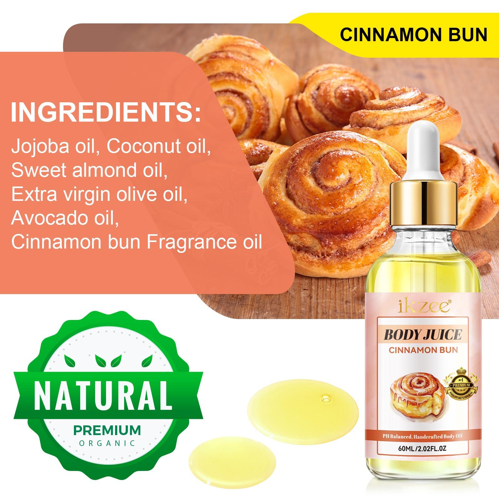 Ikzee Strawberry Cake Body Juice Oil, Non-Greasy 60ML Long-Lasting Scent Moisturizing Women Care Oil, Strawberry Scented Body Oil, Birthday Gift