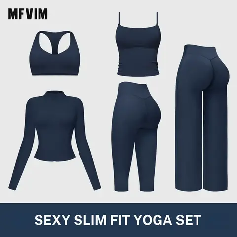 Women's Fitted 2-Piece Matching Set - Long Sleeve Crop Top & High-Waisted Nylon Pants, 78% Nylon Stretch Fitted Sportswear Set for Workout, Yoga & Travel Essentials