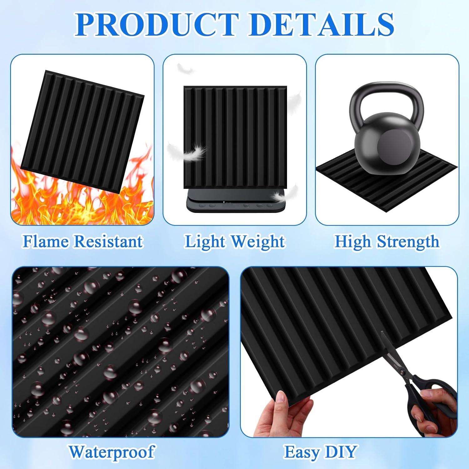 12/20/30 Pack Decorative 3D Wall Panels, Diamond Design 11.8x11.8in, Easy Install DIY Wall Decor, Home Improvement Essentials