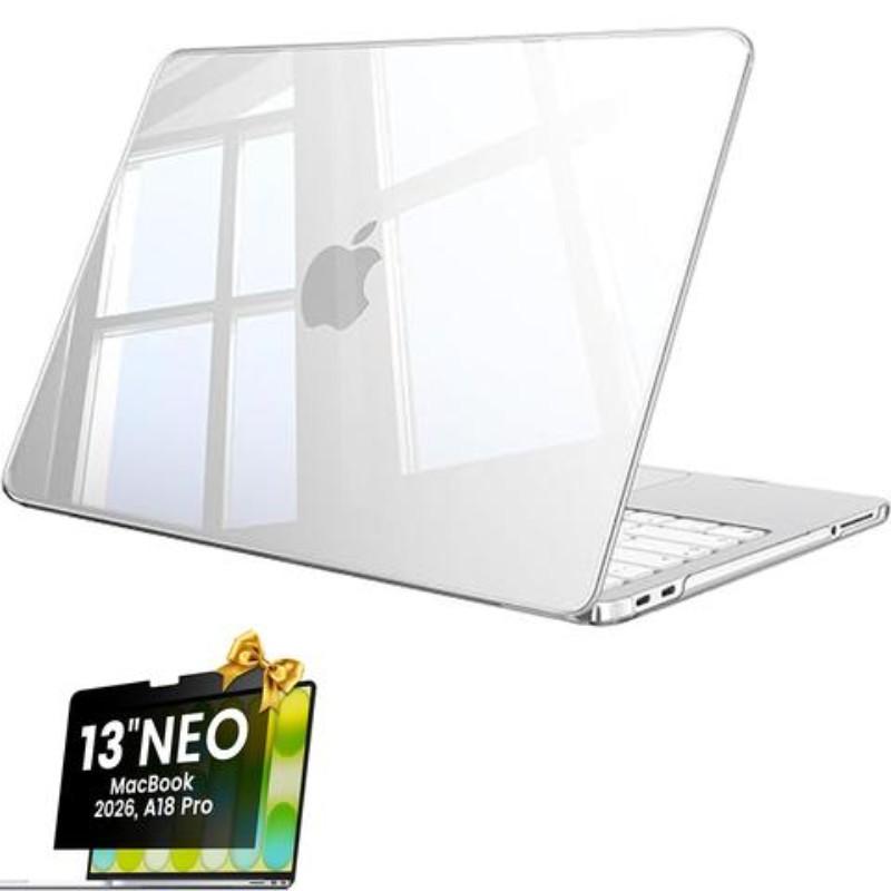 Changhefeng 2-In-1 Privacy Screen Protector and Crystal Clear Case for Macbook Neo, Protective Cover for Laptop, Durable and Transparent