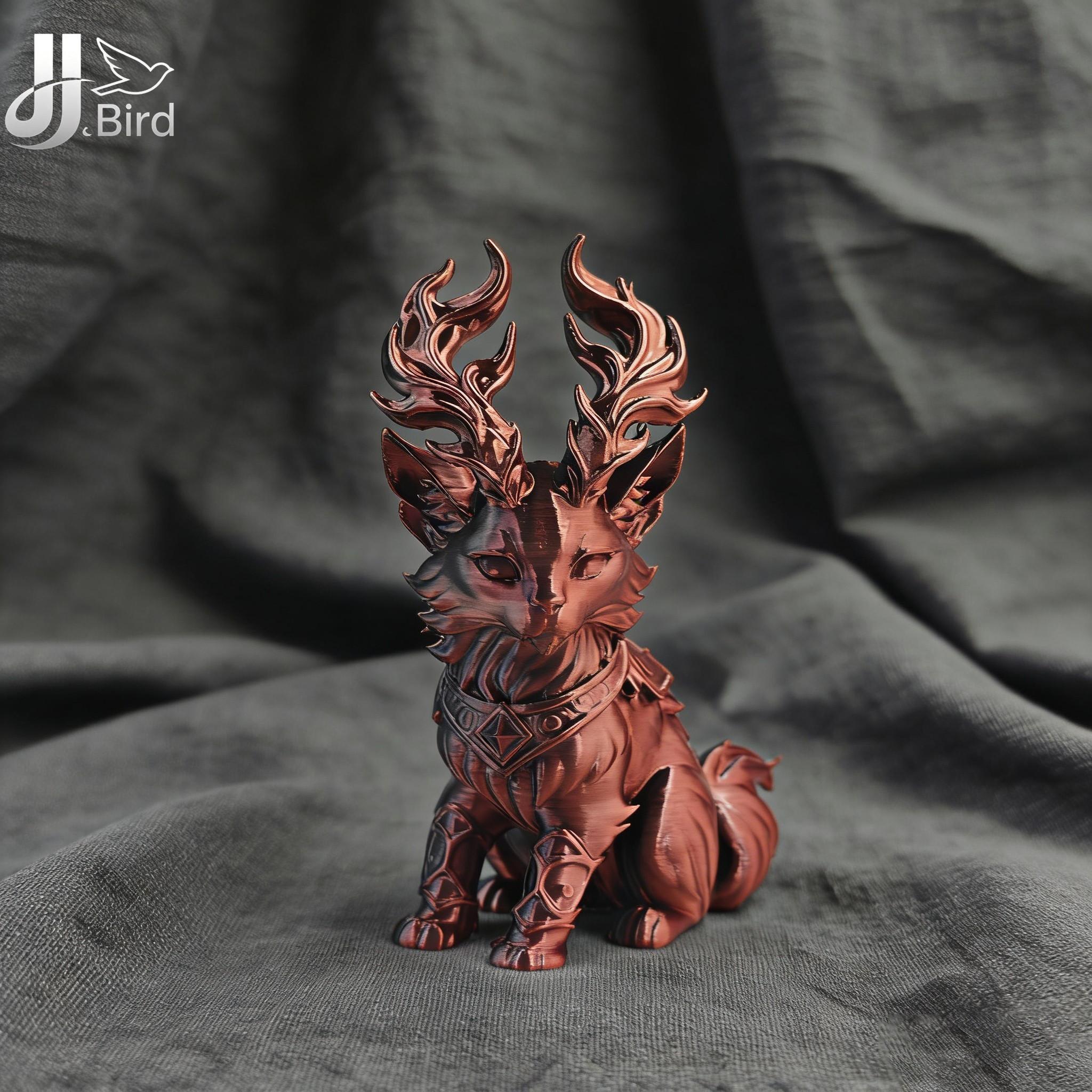 Gradient Fantasy Cat Model Decoration, Collectible Figure, Home Room Bookshelf Decor, Desktop Ornament, Artistic Sculpture