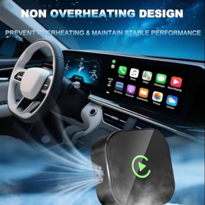 2026 Wireless Carplay Adapter for Android & Other Models, Quick Connection, No Delay, Hands-Free Calling, Suitable for 2016+ Wired Vehicles, Wireless Carplay Dongle
