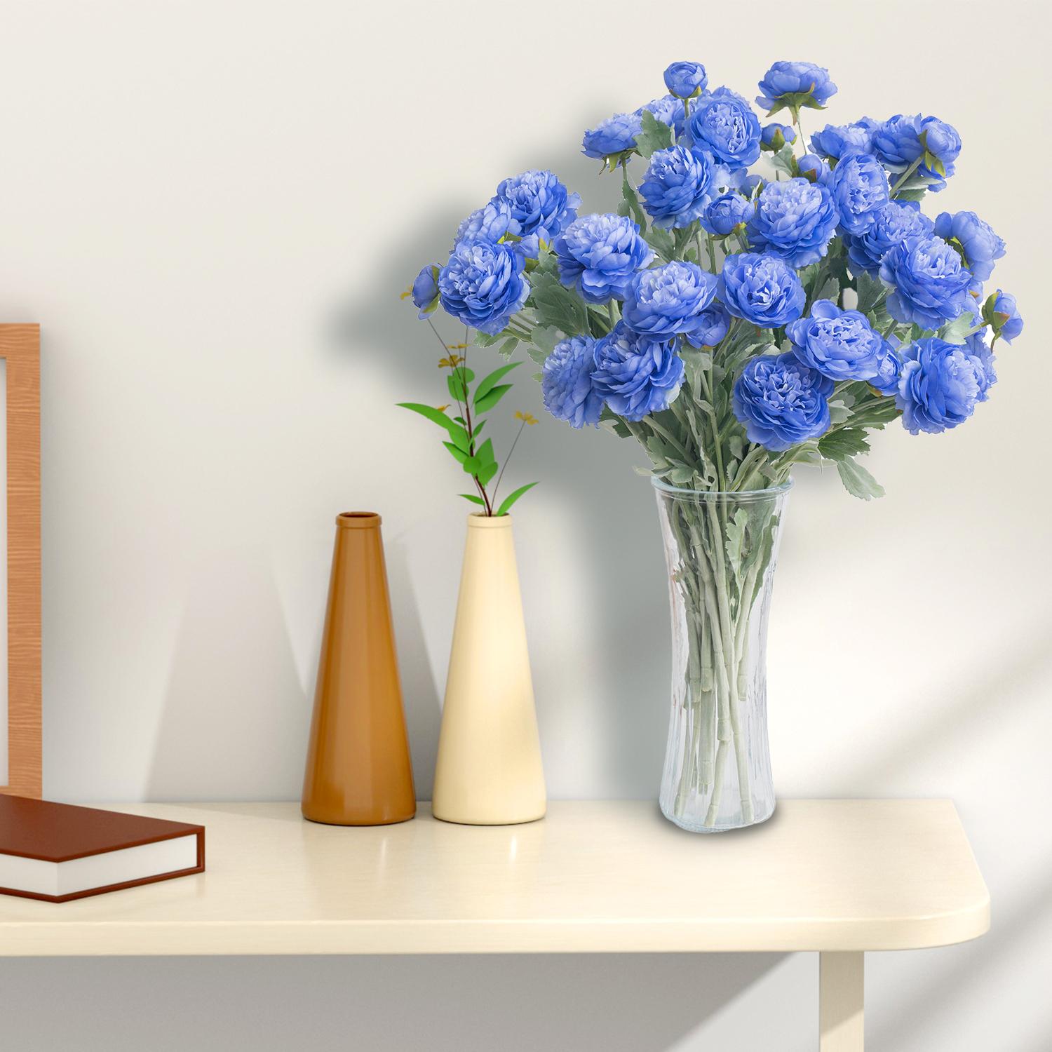 Molilito Peony Bouquet — 20 Stems (≈60 Heads), 50 cm, Bendable Stems for Wedding & Home Décor (Vase Not Included)