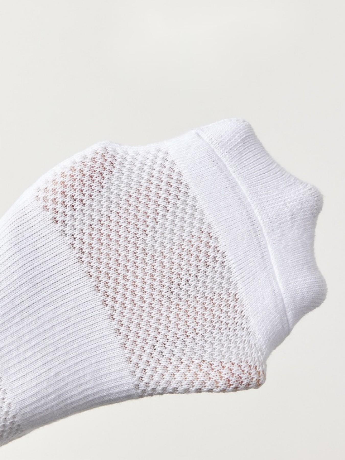 10 Pairs Pure Mesh Crew Socks, Unisex Mid-Calf Summer Business Sports Socks, Sweat-Wicking Comfort, All Seasons Casual Style