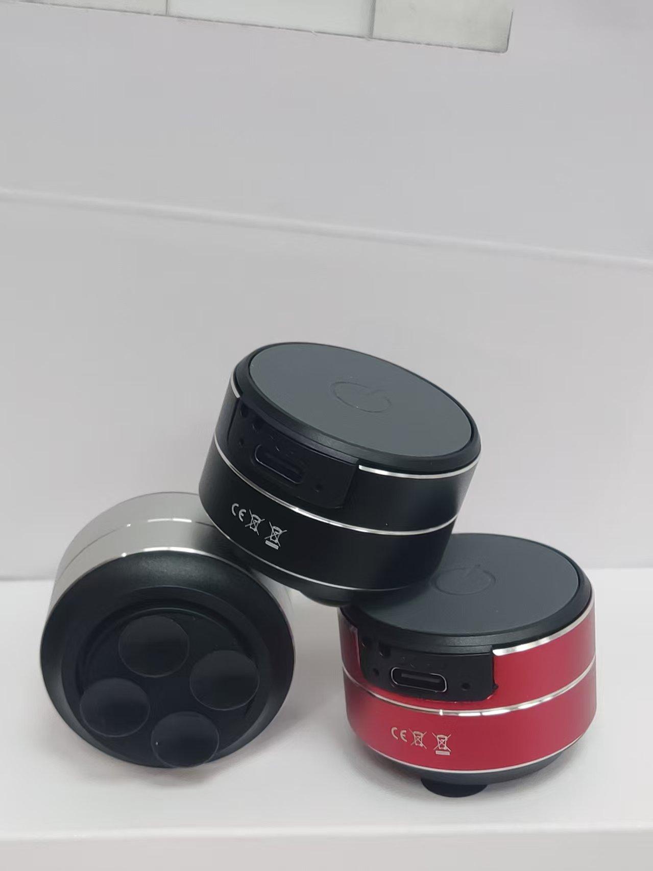 Portable Wireless Bone Conduction Speaker, High-Fidelity Sound, Magnetic Suction Cup & Lanyard, Ideal for Home & Travel