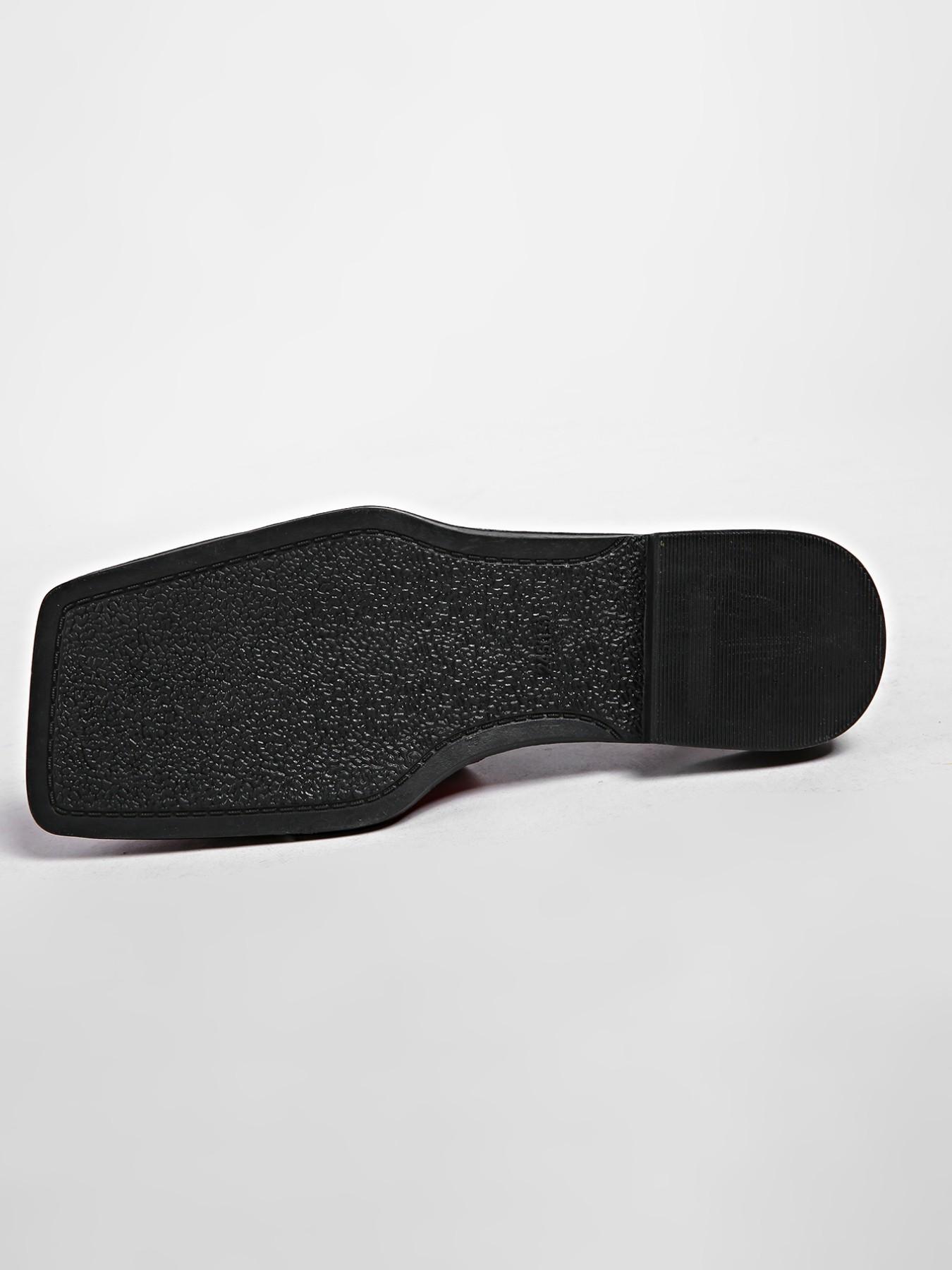 Women's Elastic Slip-On Square Toe Sandals, Summer Closed-Toe Flat Shoes, Sparkly Fabric, Comfortable Rubber Sole, Casual & Formal