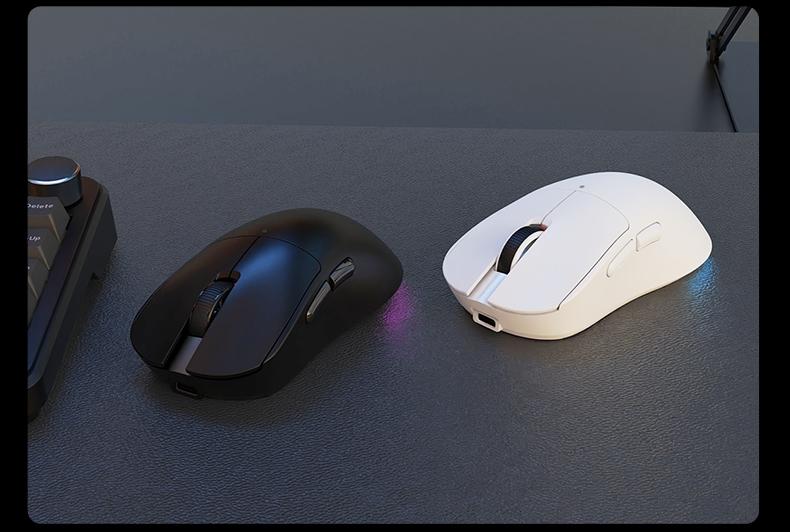 Mage Nj08 Tri-Mode Wireless Mouse, / Options, Ergonomic Design, Durable Build Quality, Ideal for Gaming & Office Use, Computer Gaming Mouse