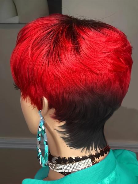 Pixie Cut Wig Human Hair Short Human Hair Wigs for Women Kinky Curly Wig Ombra Blonde 1b/27 Red Short Wigs Human Hair Natural Hair Pixie Wig with Bang Pixie Cut Wig Human Hair Short Human Hair Wigs for Women Kinky Curly Wig Ombra Blonde 1b/27 Red Short Wigs Human Hair Natural Hair Pixie Wig with Bang