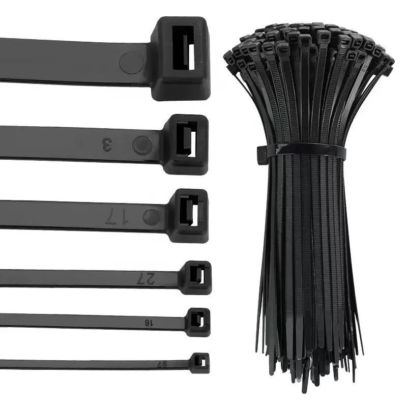 High-Strength Nylon Cable Ties, Plastic Tensioners for Bundling, Self-Locking & Straps, Fixing Buckles, Dog Ties