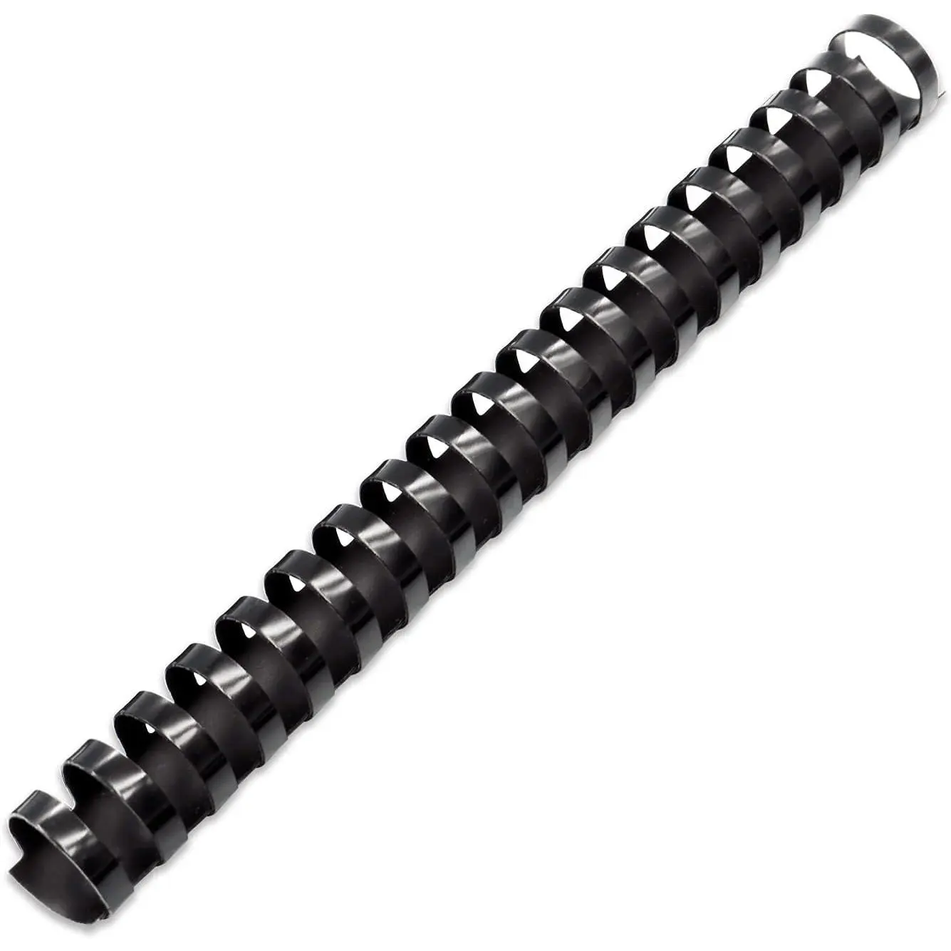 Plastic Binding Comb Spines, 1 Inch, 19 Ring, Black, 10 Pack