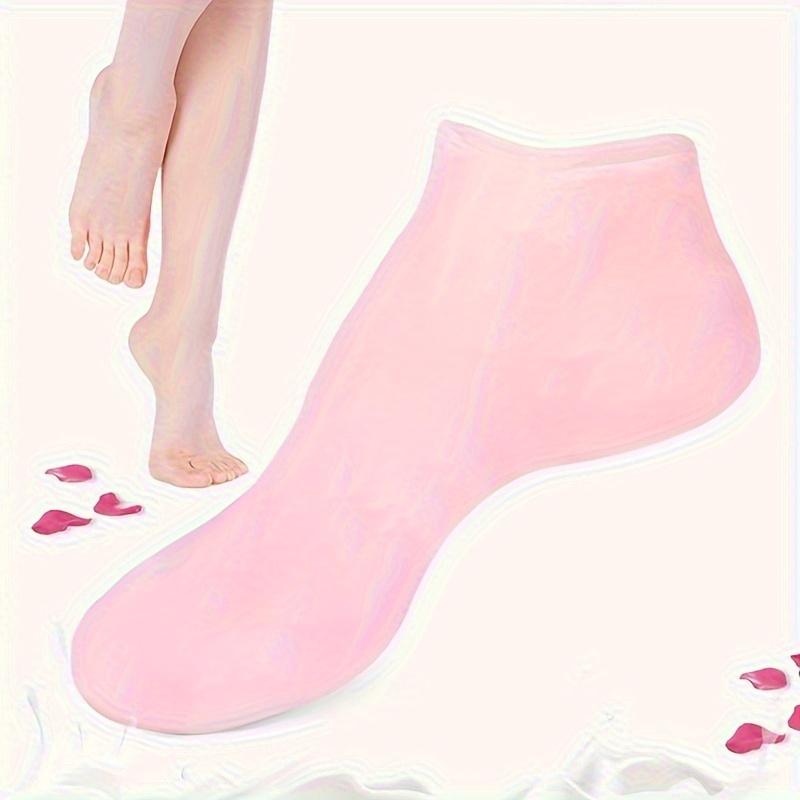 2pcs Silicone Moisturizing Foot Socks for Dry Cracked Feet Foot Care Socks Massage Moisturizing Gel Socks Pedicure Socks Tool - Mother's Day Gift