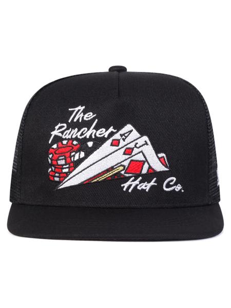 Unisex Hip Hop Poker Hat, Adjustable Sun Protection Casual Mesh Cap, Perfect Beach Vacation Accessory, Ideal for Travel