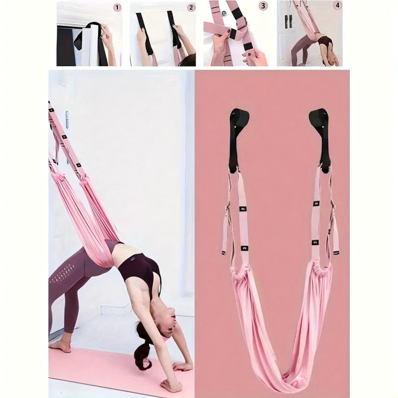 Adjustable Aerial Yoga Swing, 1 Count Yoga Strap, Fitness Band, Home Gym Equipment, Yoga & Pilates, Unisex Workout Gear