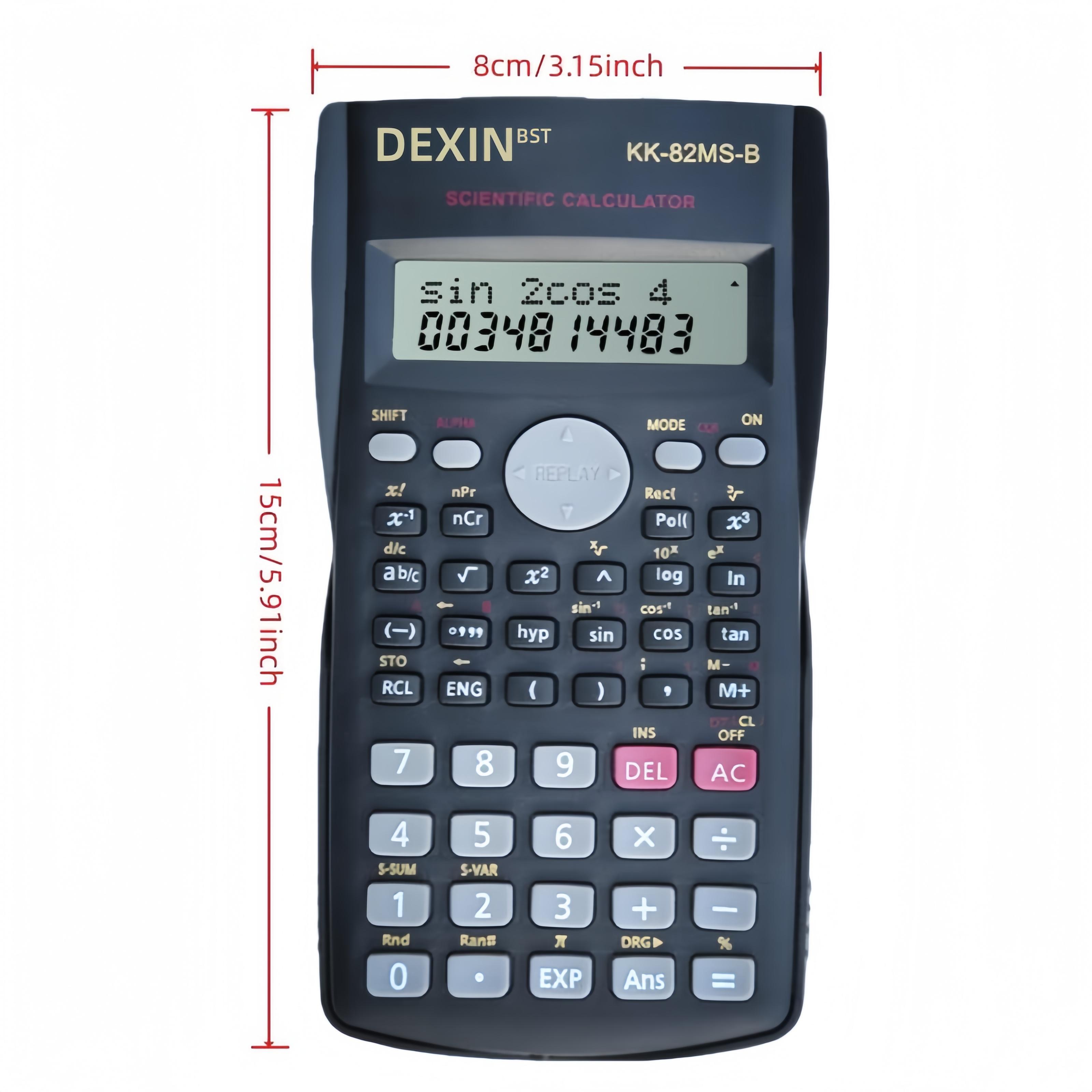 Scientific Calculator, Multifunctional Statistics, Math Physics Chemistry Exam Design, Battery Not Included, Buy Locally, Office Supplies
