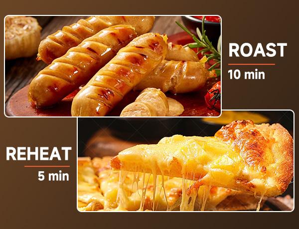 Comhoma Air Fryer 8-in-1 with 5 QT Capacity,180°-400°F Precision Heating, Air Fry, Roast, Broil, Reheats, Dehydrates, Less Oil, Features Shake Reminder, Large Touch Display with Auto Menus Comhoma Air Fryer 8-in-1 with 5 QT Capacity,180°-400°F Precision Heating, Air Fry, Roast, Broil, Reheats, Dehydrates, Less Oil, Features Shake Reminder, Large Touch Display with Auto Menus