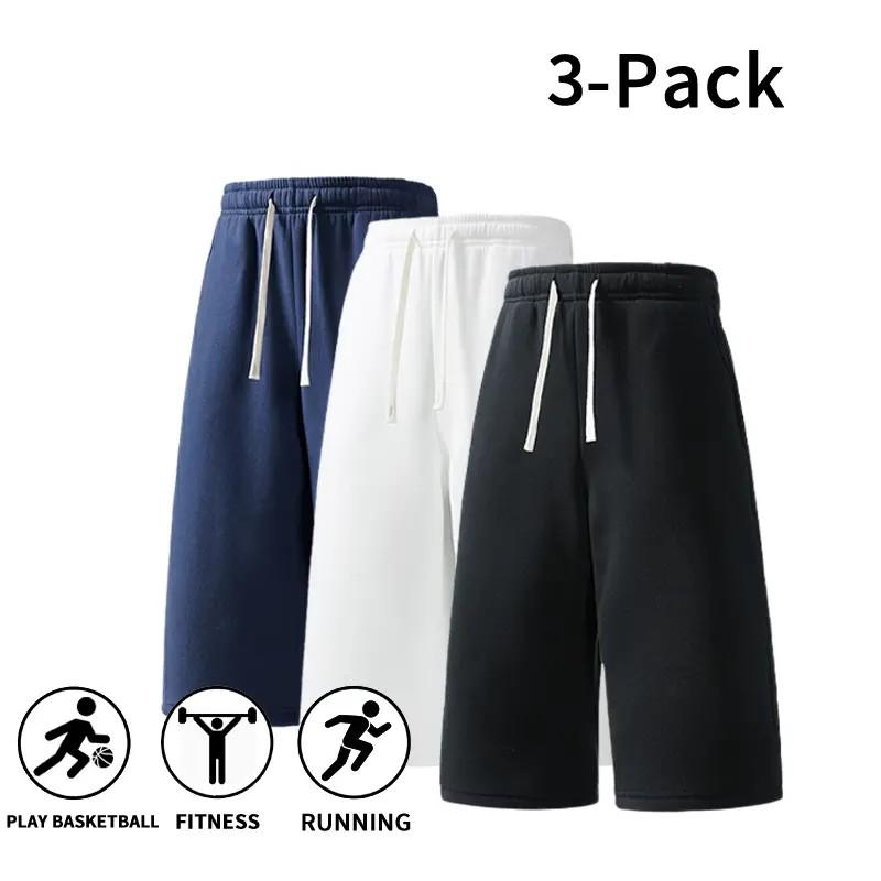 Men's Athletic Sweat Shorts - Elastic Drawstring Sports Shorts for Basketball, Fitness Summer vibe TikTokShopBackToSchool,back to school,back to school haul tiktokshopbacktoschool