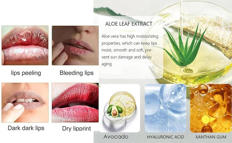 1PC Lips Pink Fresh Treatment Remove Dark Smoke Lips Lip Balm Moisturizer Nourishing Essence