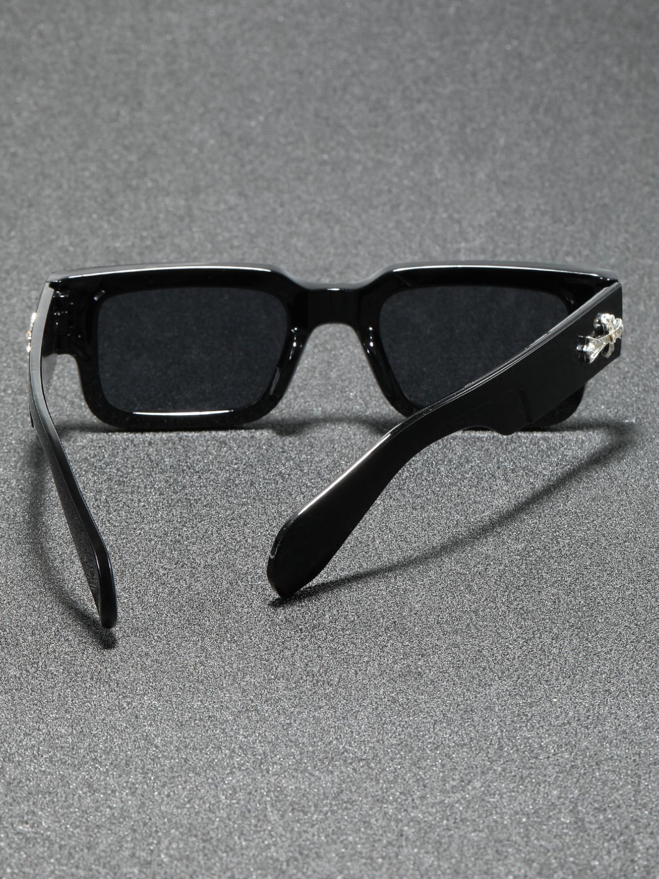Classic Rectangular Men's Sunglasses, Perfect for Casual Activities, Vacation, Dating, Stylish Eyewear for Everyday Use