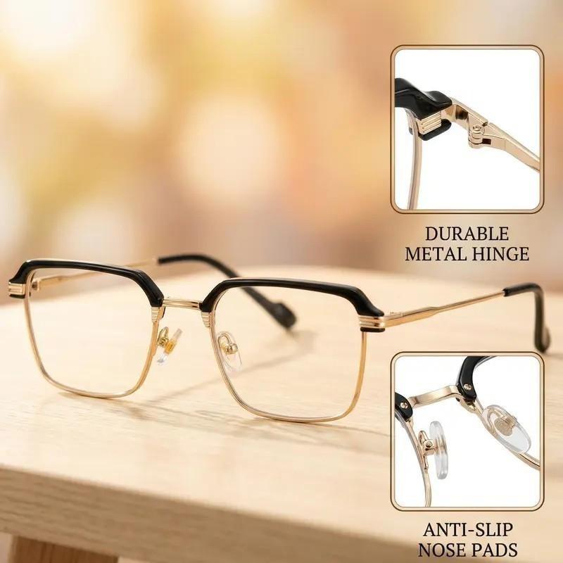 2026 New Auto-Focus Reading Glasses, HD Vision for Screen Time, Elderly Reading, Daily, PC Frame Material, Non-Color Changing
