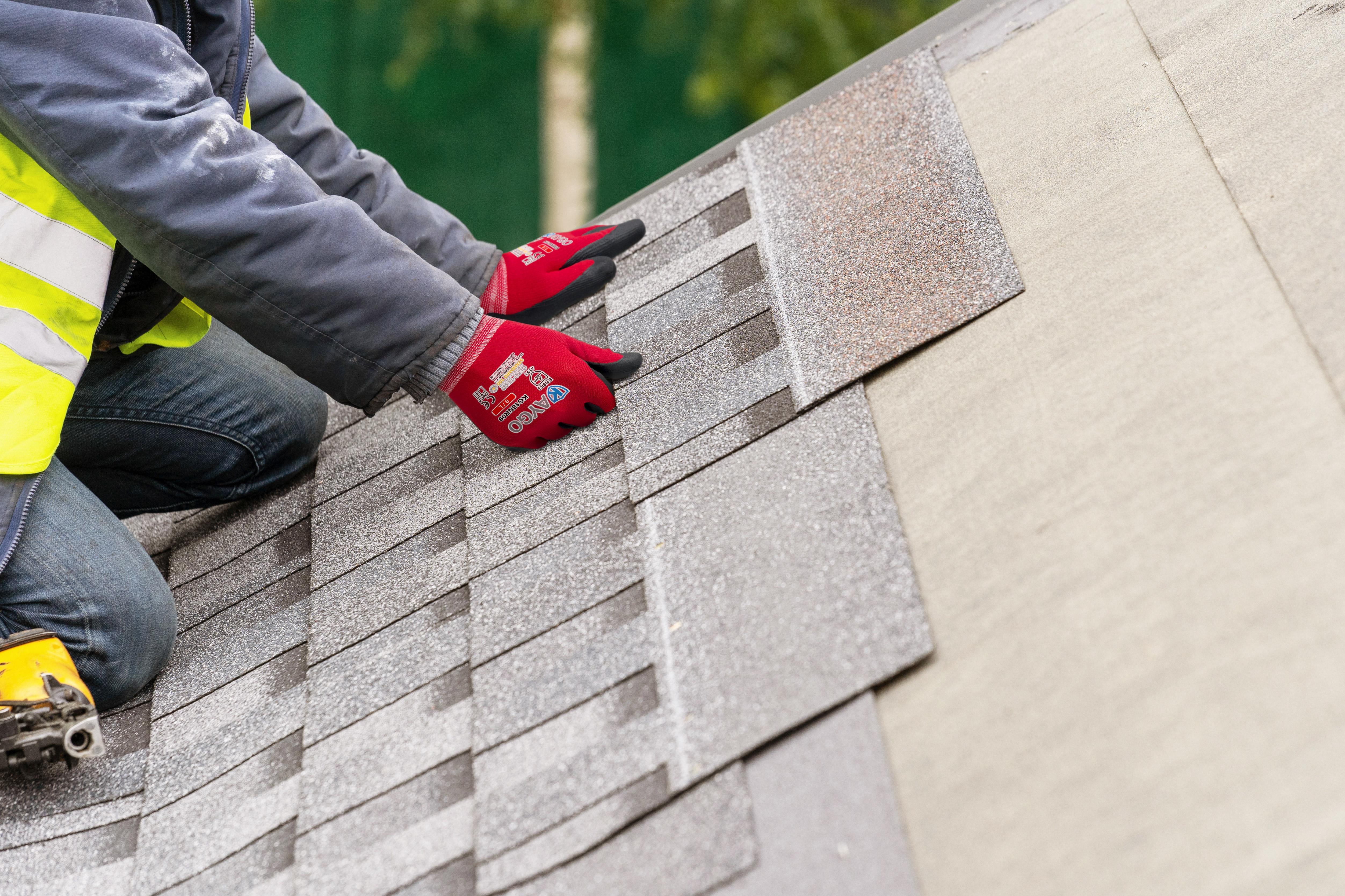 KAYGO Safety Work Gloves MicroFoam Nitrile Coated, KG18NB,Seamless Knit Nylon Glove with Black Micro-Foam Nitrile Grip, Ideal for General Purpose, Automotive, Home Improvement