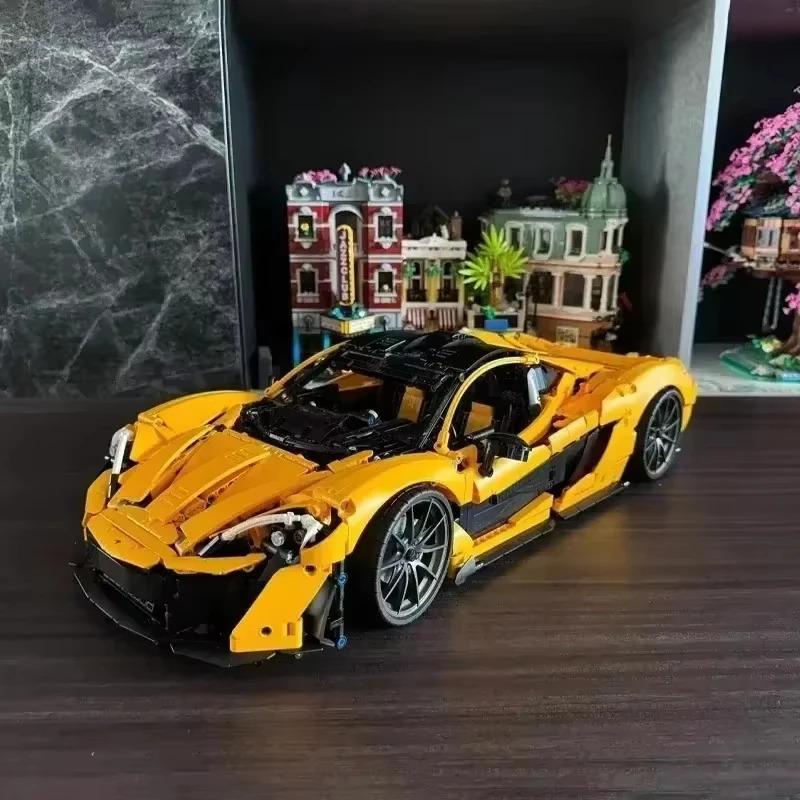3893Pcs Technical Building Blocks 1:8 Compatible 42172 McLaren P1 Moc Bricks Model for Adults Sports Car Toys for Boy Christma Gifts