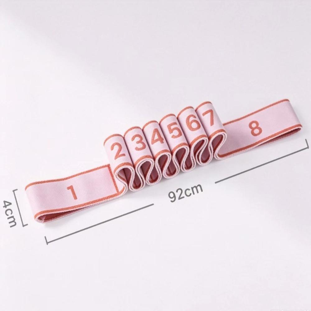 8 Grid Yoga Resistance Band Elastic Crossfit Exercise Fitness Resistance Bands Textile Cotton Yoga Training