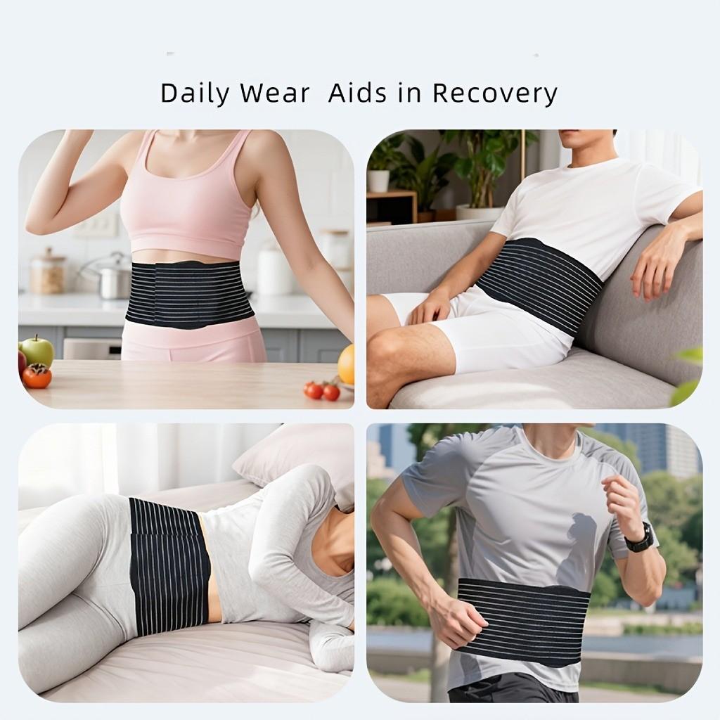 Umbilical Hernia Belt Brace, Abdominal Support Binder for Belly Button Navel Hernia, Comfortable & Effective Relief Solution